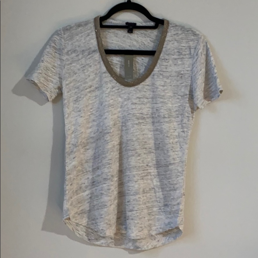 J.Crew Women’s Gray V-Neck Top